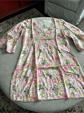 Lilly Pulitzer Danika Tunic Dress Bees Knees - size 4